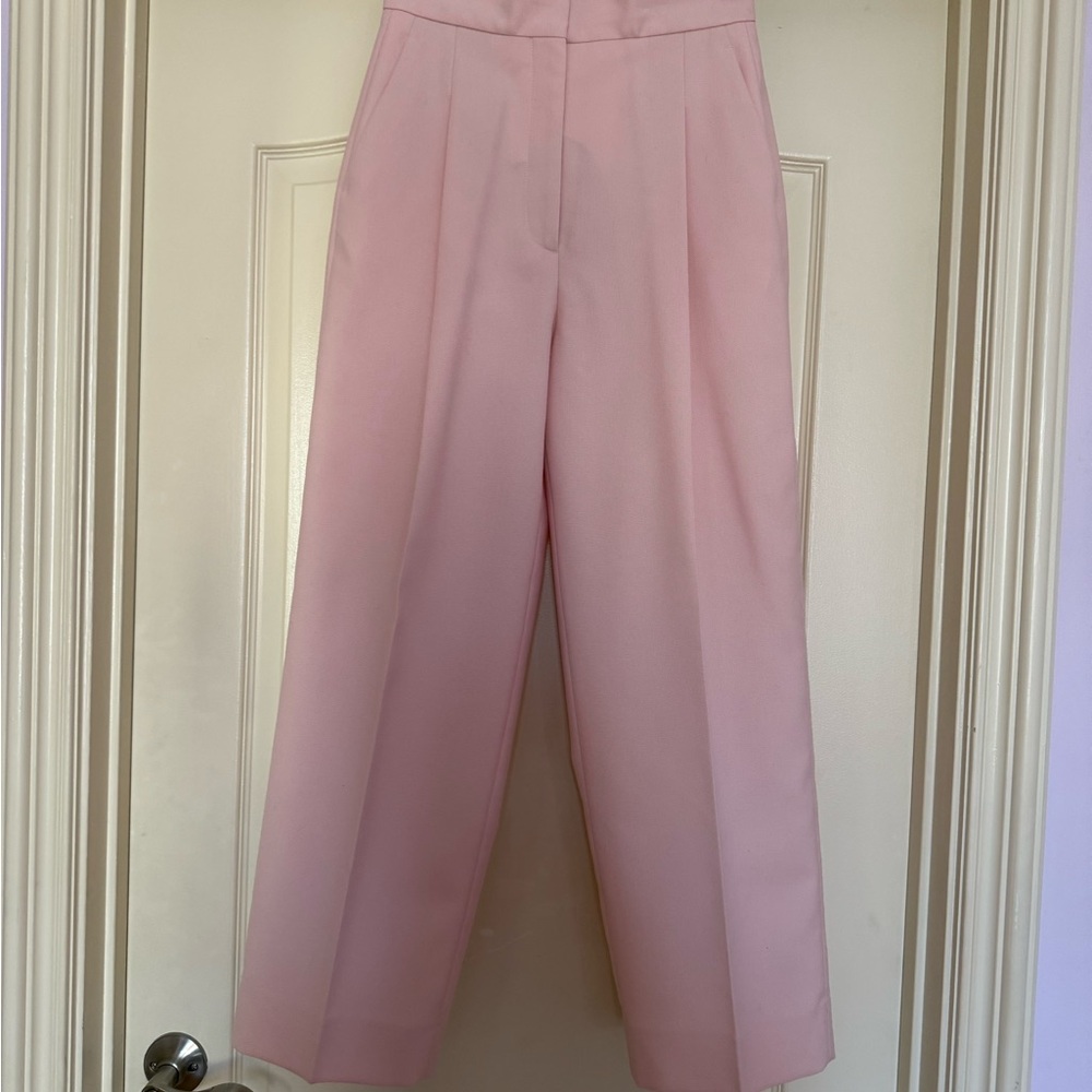 Sandro Pink Pleated Pants Size US 4